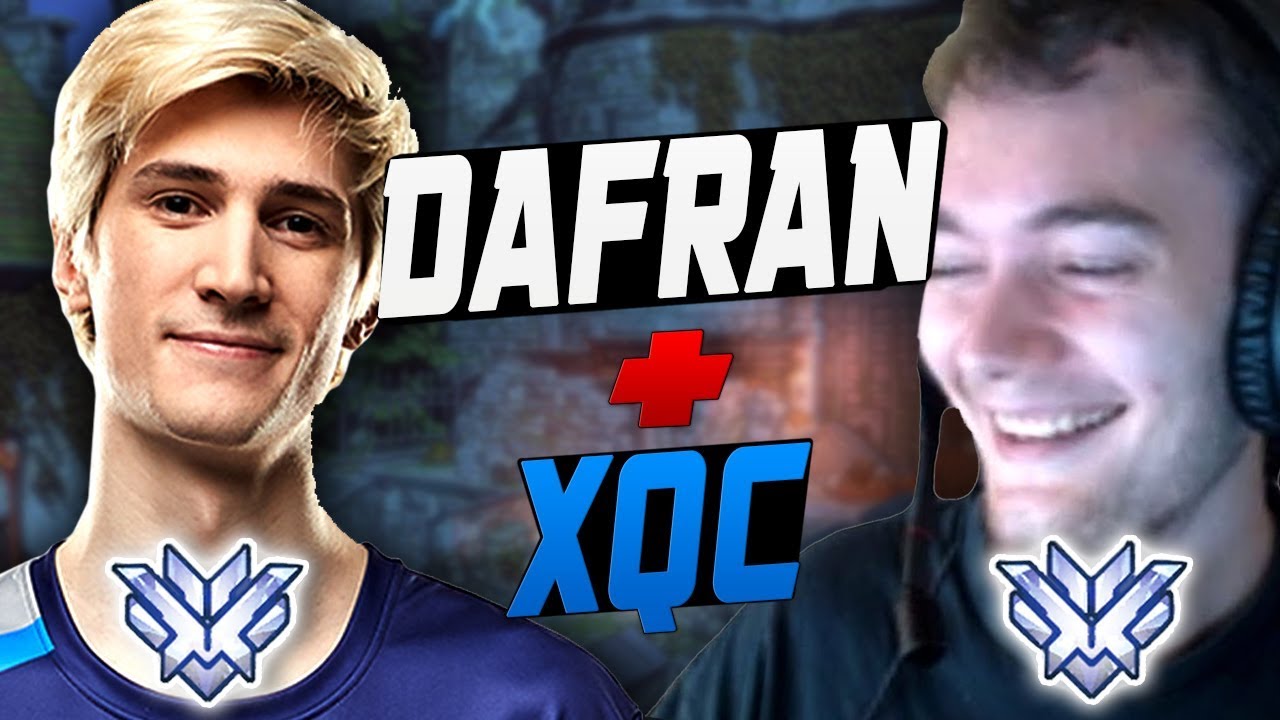 DAFRAN #1 TRACER AND XQC DESTROYS ENEMY TEAM! [ OVERWATCH SEASON 8 TOP 500 ]