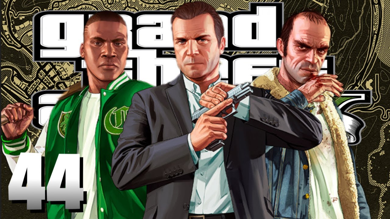 Геймплей Grand Theft Auto 5: Миссия 44 - Хищник [Без комментариев]