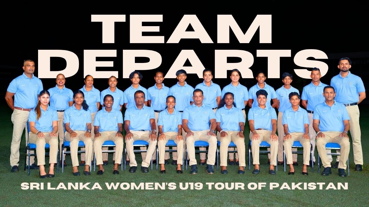 Team Departure | Sri Lanka Women's U19 tour of Pakistan 2026