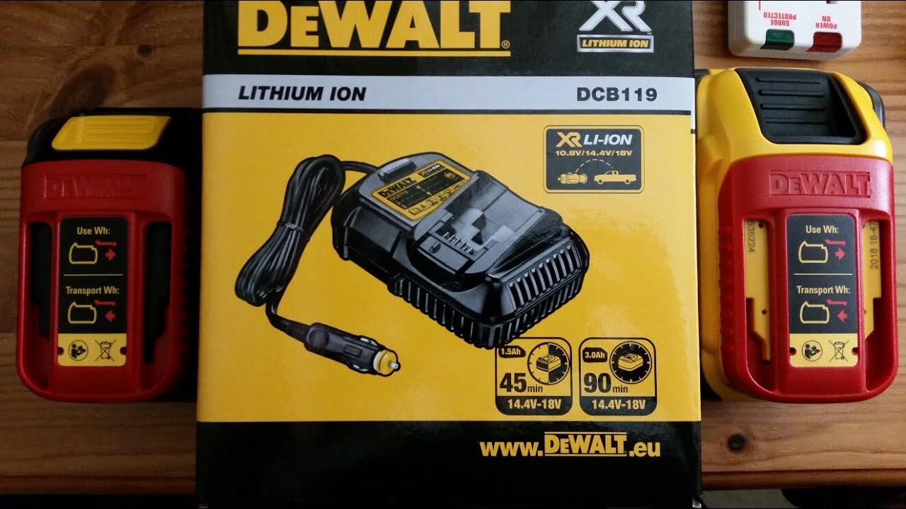 DEWALT DCB119 12V CHARGER OFF GRID