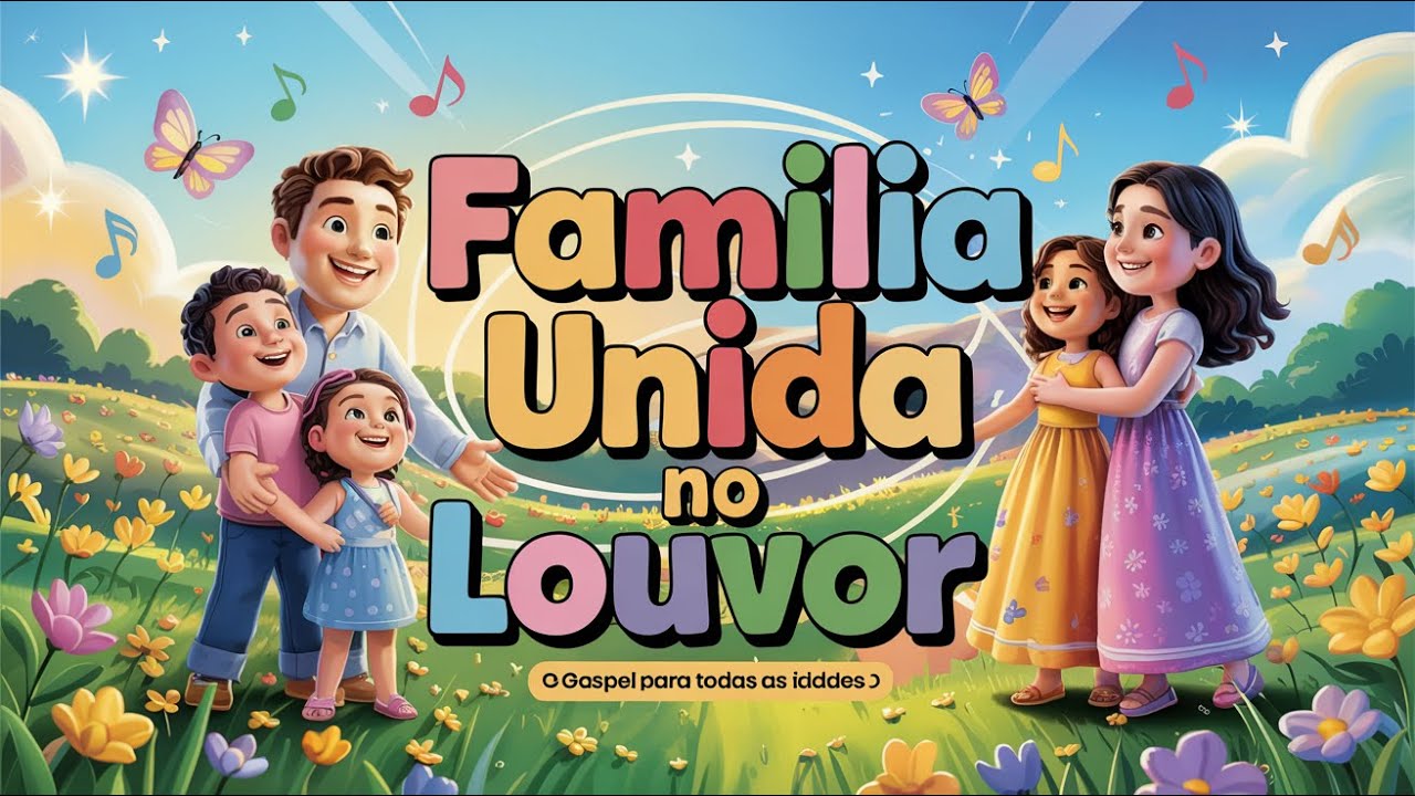 👨&zwj;👩&zwj;👧&zwj;👦 Fam&iacute;lia Unida no Louvor: M&uacute;sicas Gospel para Todas as Idades Cantarem Juntas | BIBLIATOON