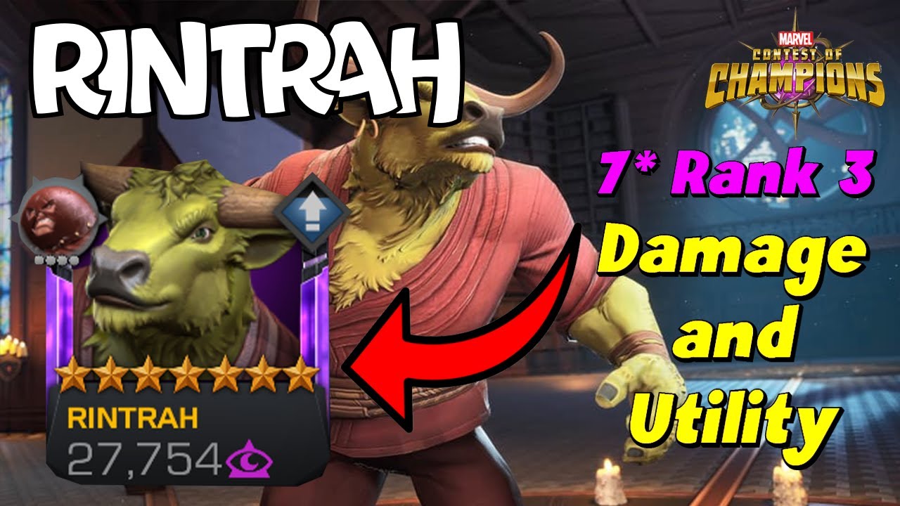 RINTRAH - DAMAGE & ROTATION SHOWCASE! - 7* RANK 3