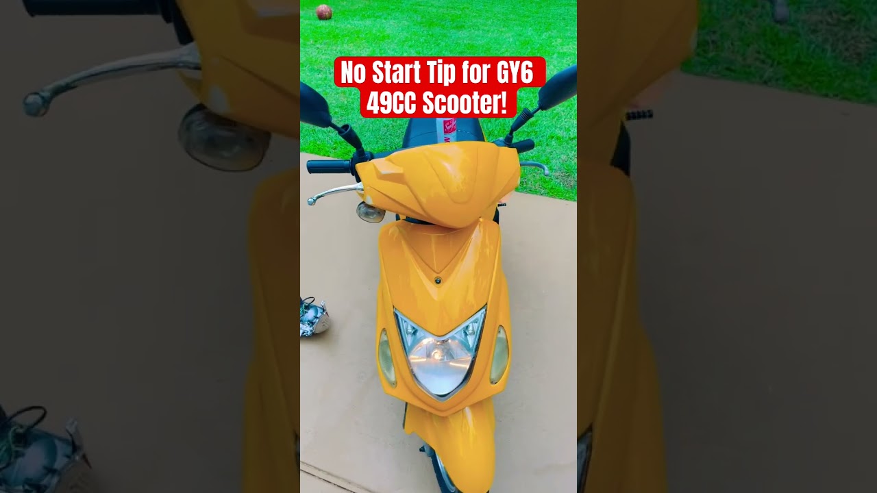 $60.00 GY6 Scooter NO start issue fixed! #diy #scooter