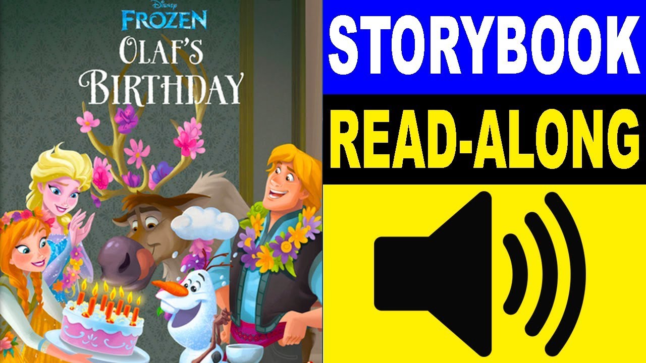 Frozen Read Along Story book, Read Aloud Story Books, Frozen - Olaf's Birthday