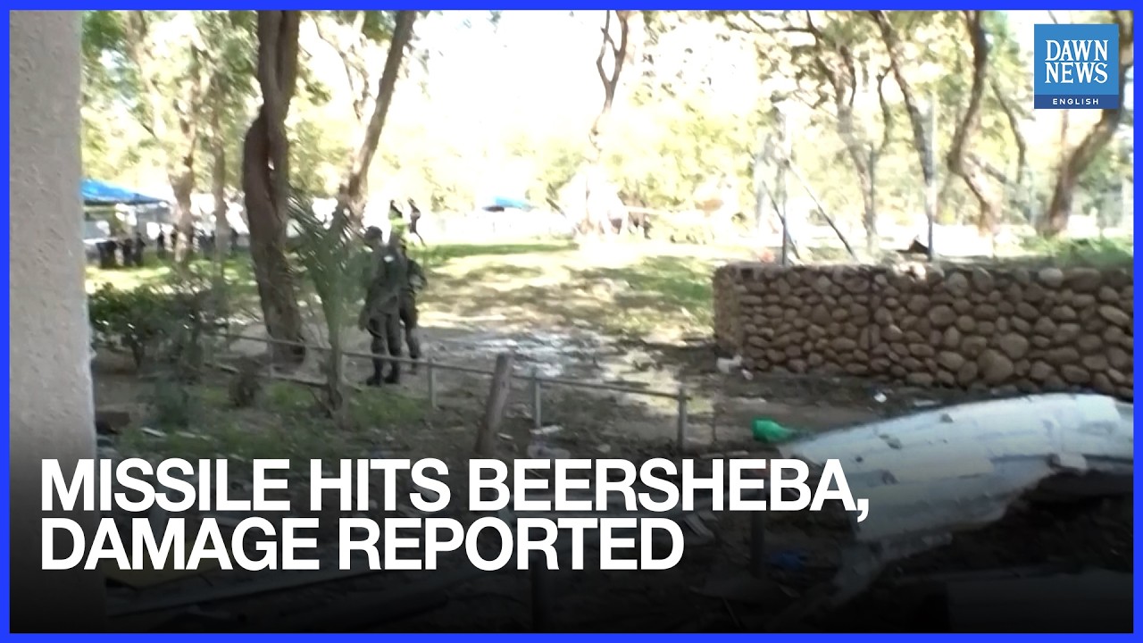 Iranian missile strikes southern city of Beersheba, causing damage | Dawn News English