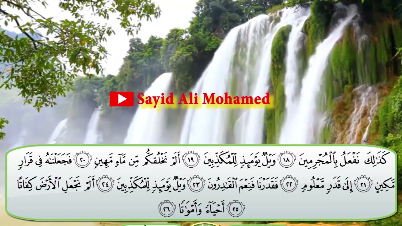تفسير سورة نوح والمرسلات والنبأ والنازعات وعبس //sayid ali mohamed al baydawi iyo sh salah bukhatir