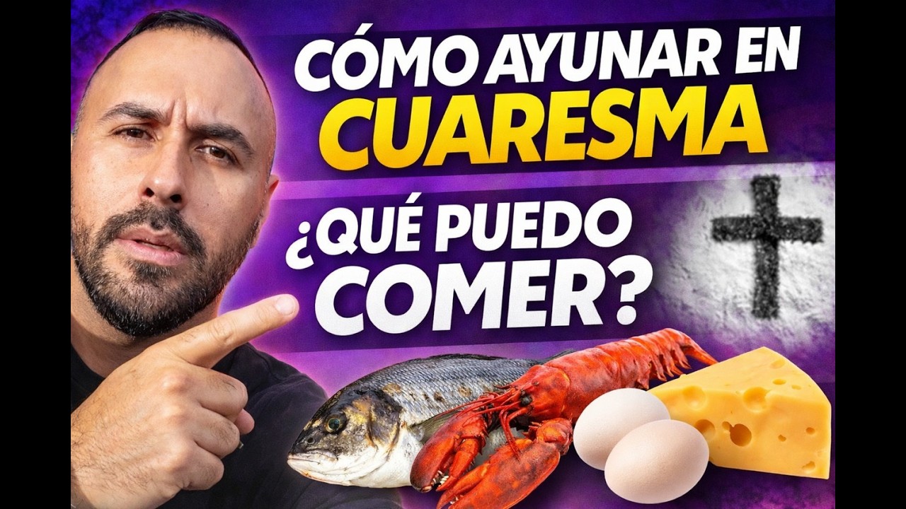 Cómo Ayunar Correctamente en Cuaresma | Qué Puedes Comer en Miércoles de Ceniza y Viernes