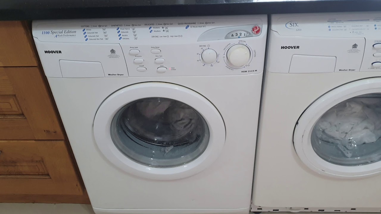 Hoover SIX 1200 - Hoover Special Edition 1100 Washer Dryers