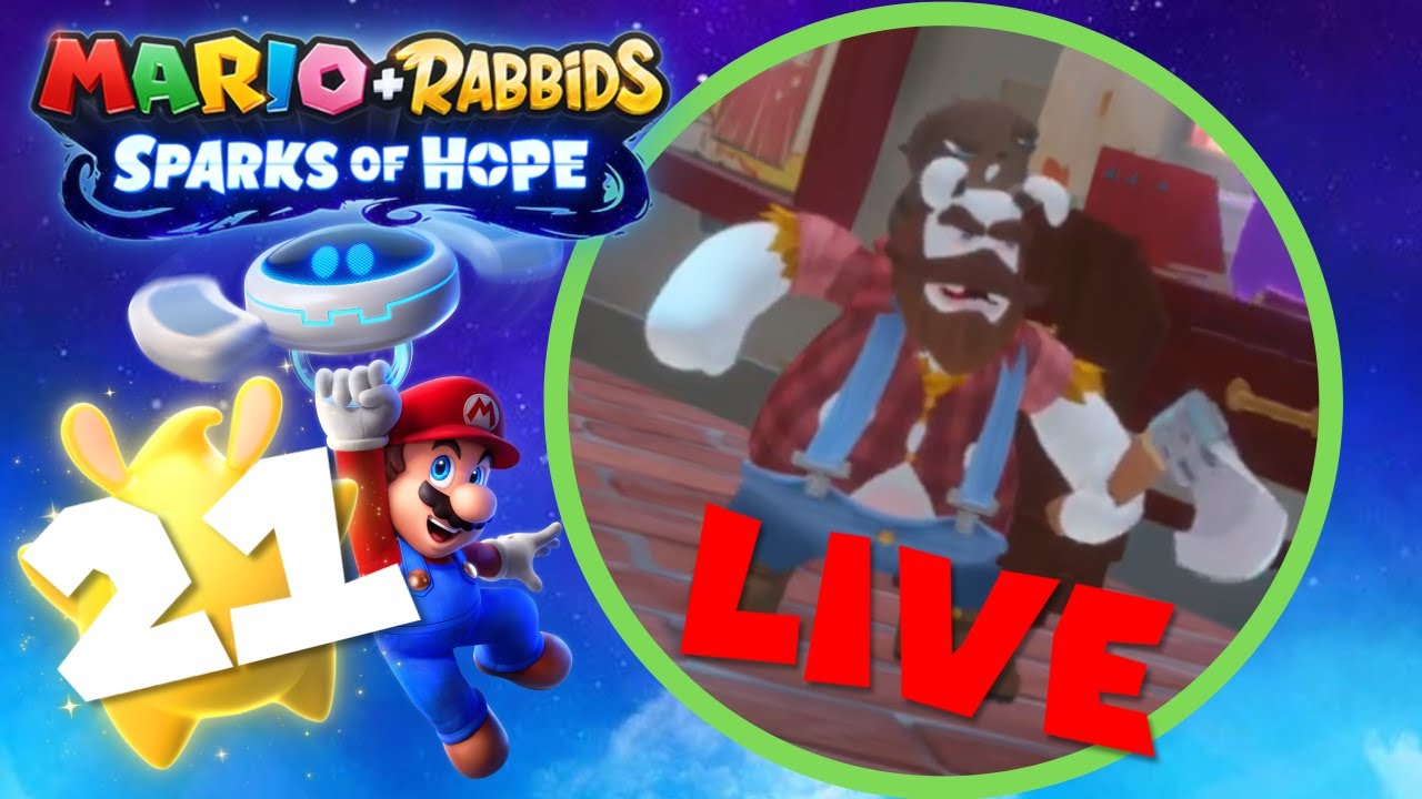 Ich war LIVE! DIE GROSSE Waldemar MISSION | MARIO + RABBIDS SPARKS OF HOPE 🌌 #21
