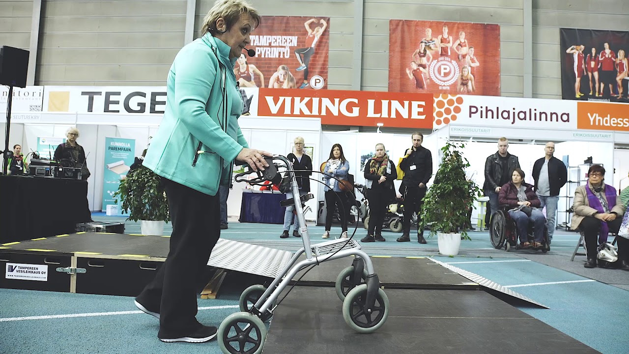 Hyvät rollaattorin käsittelytaidot