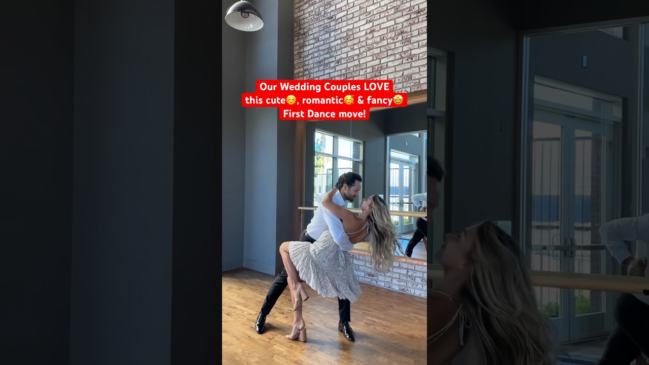 Who doesn&rsquo;t love a good ol&rsquo; dip? 🥰 #wedding #firstdance #couplegoals #trends #love #bride #groom