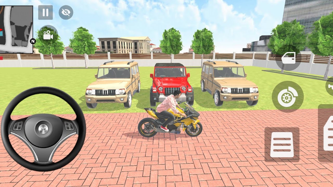 🎮Franklin order by 2️⃣Jeep 1️⃣ Mahendra Thar 4X4 in 🇮🇳 Indian Theft Auto Simulator 🎮