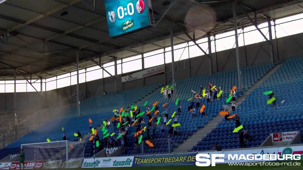 Arrows  Frustrated soccer fans using neosigns to show players the goal  HD | football hand goals