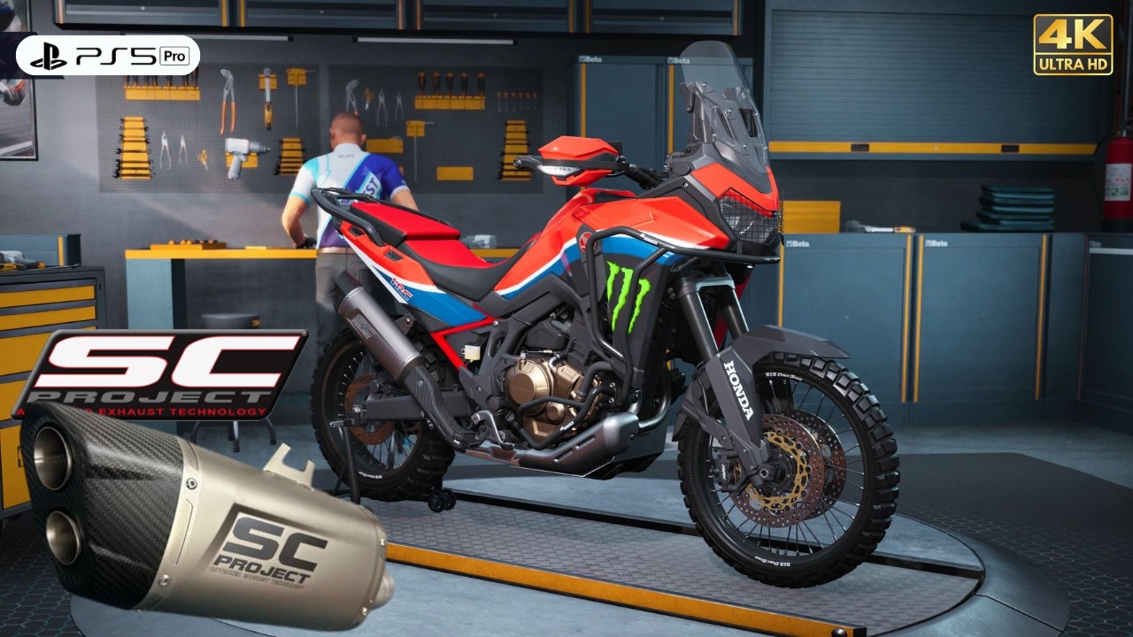 RIDE 6 | Customize Brutal Honda CRF1100L Africa Twin SC Project Gameplay [4K PS5 Pro]