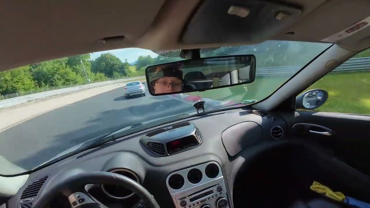 Following Alfa Romeo GT on Nurburgring