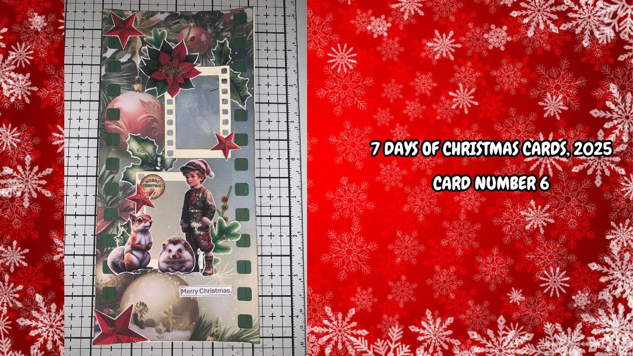 Christmas Card 6, PLUS free printable