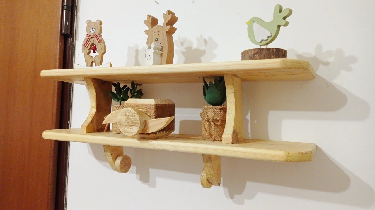 ✅ DIY | Come fare una mensola a forma di aereo per cameretta | Wodworking | pallet project