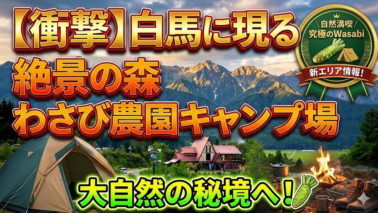白馬森のわさび農園キャンプ場