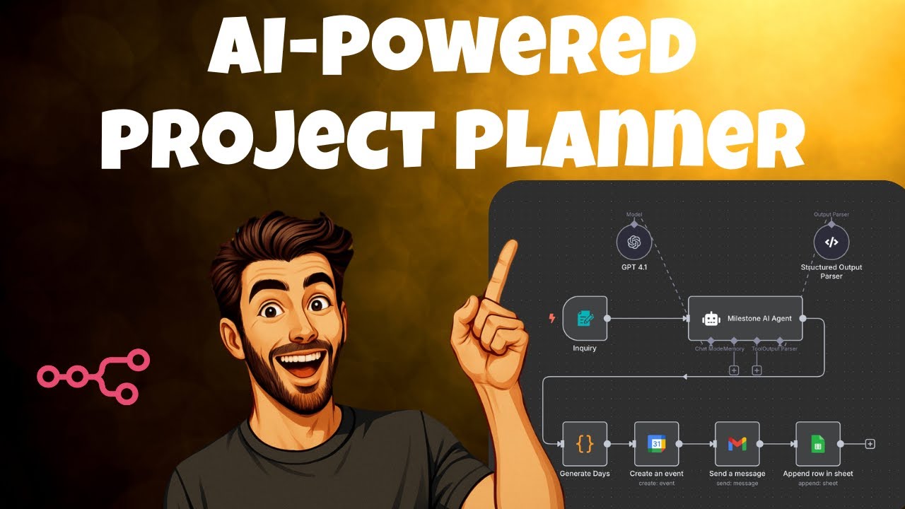 Instantly Plan Projects with No Code (n8n tutorial)