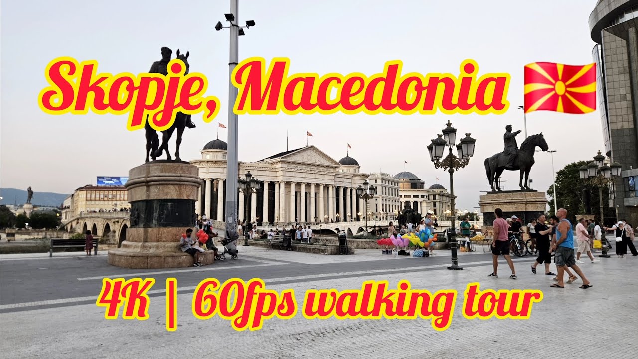 Discover Skopje & Matka Canyon | 4K | 60fps | Macedonia Travel Vlog