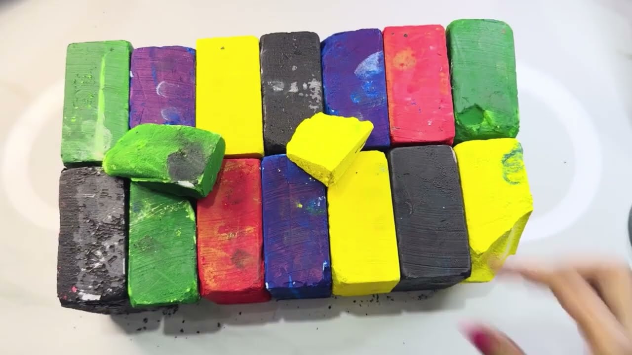 Gym Chalk Dyed Blocks | Compilation Video | Subscribe.