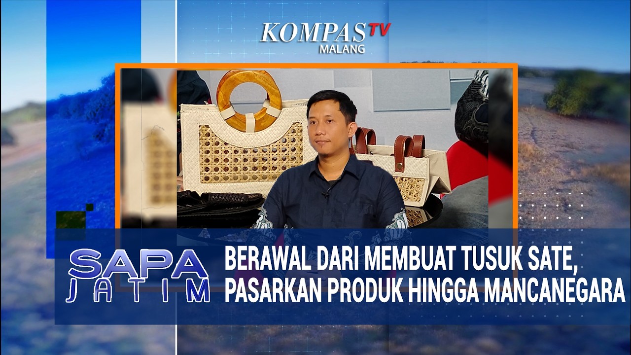 Berawal Dari Membuat Tusuk Sate, UMKM di Malang Pasarkan Kerajinan hingga Mancanegara