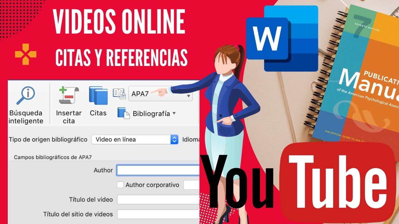 Cómo citar y referenciar un video de YOUTUBE l APA 7ma Edición 📌