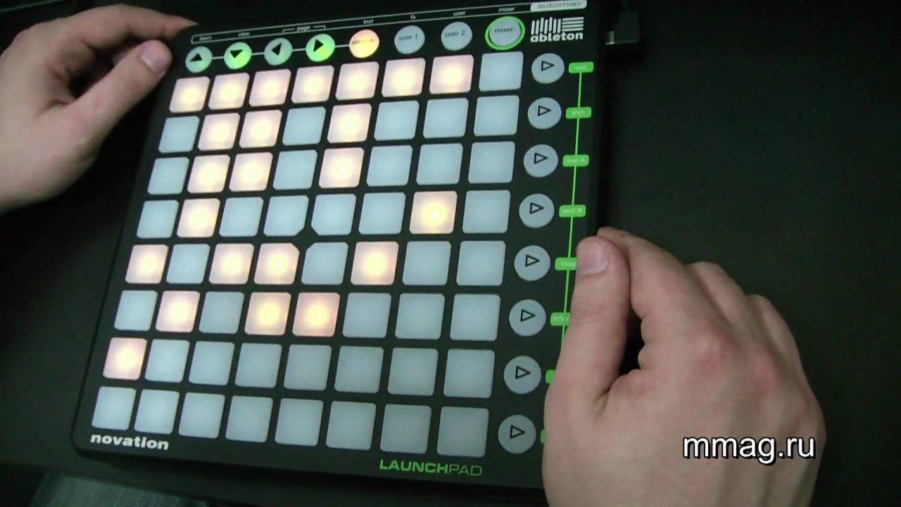mmag.ru: Novation Launchpad Ableton MIDI controller video review