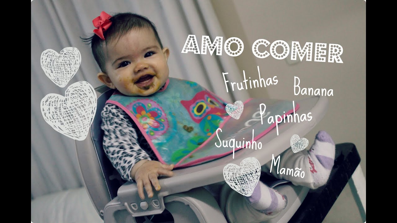 INTRODUÇÃO ALIMENTAR - 6 MESES DO BEBÊ- MELHORES MOMENTOS