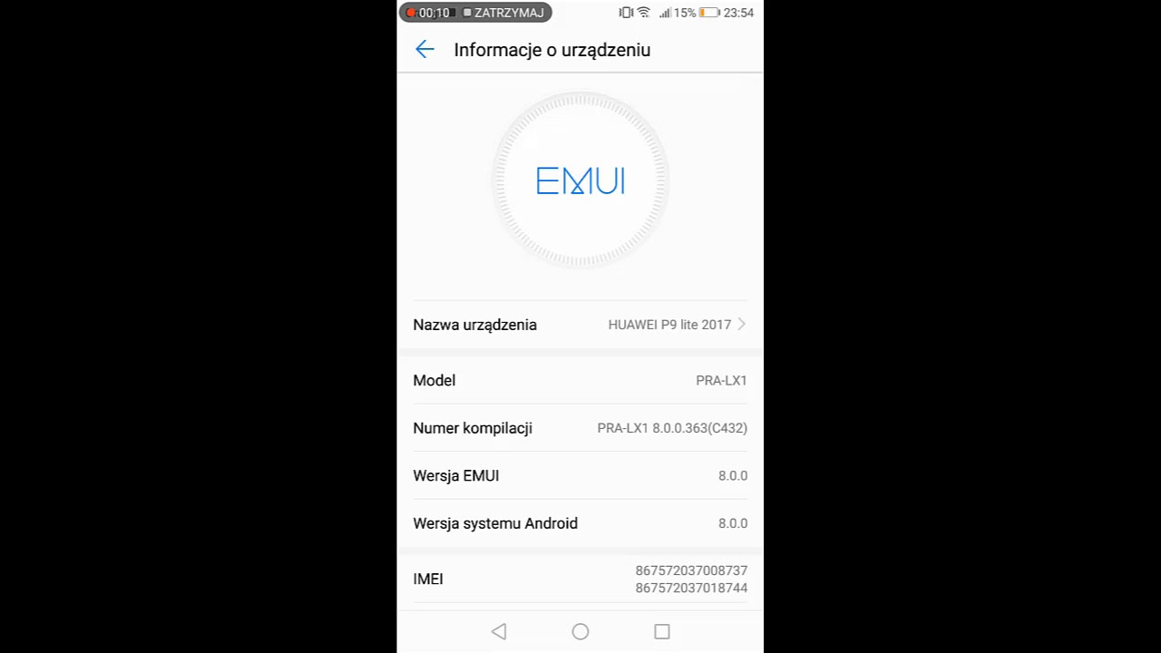 huawei p9 lite 2017 android 8.0 oreo and emui 8.0 update