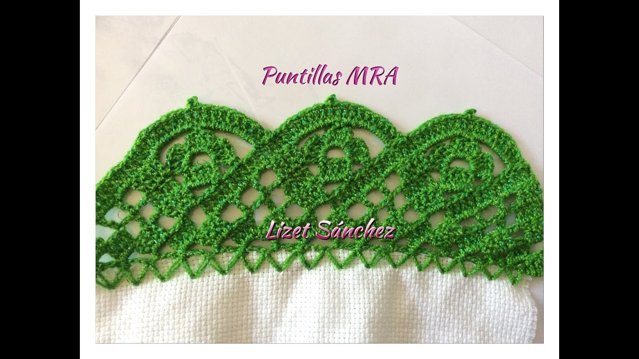 Puntilla para servilleta MRA Lizet Sanchez 5 1/2