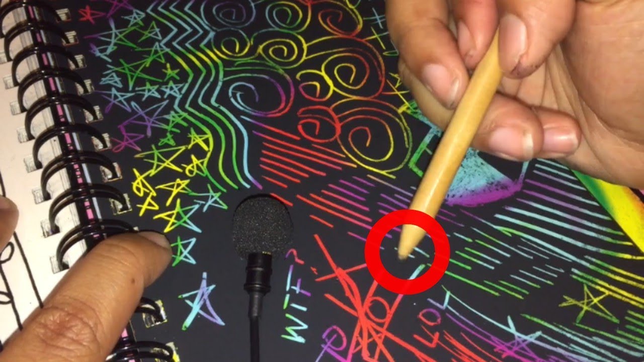 ASMR| Scratch and Sketch | Drawing/Doodling *Super Satisfying*