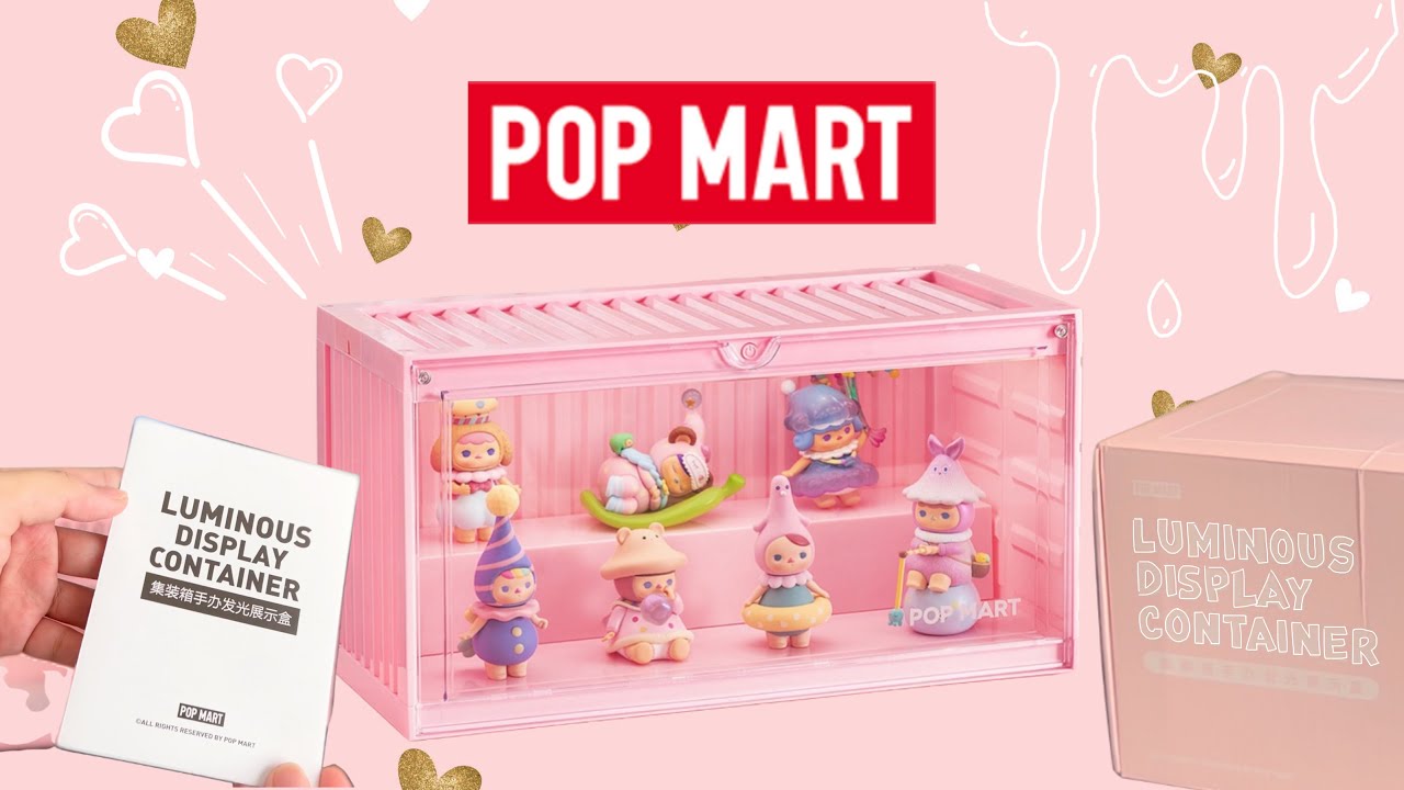 [FUN FINDS #8] pop mart luminous container | chill and aesthetic unboxing asmr (no talking)