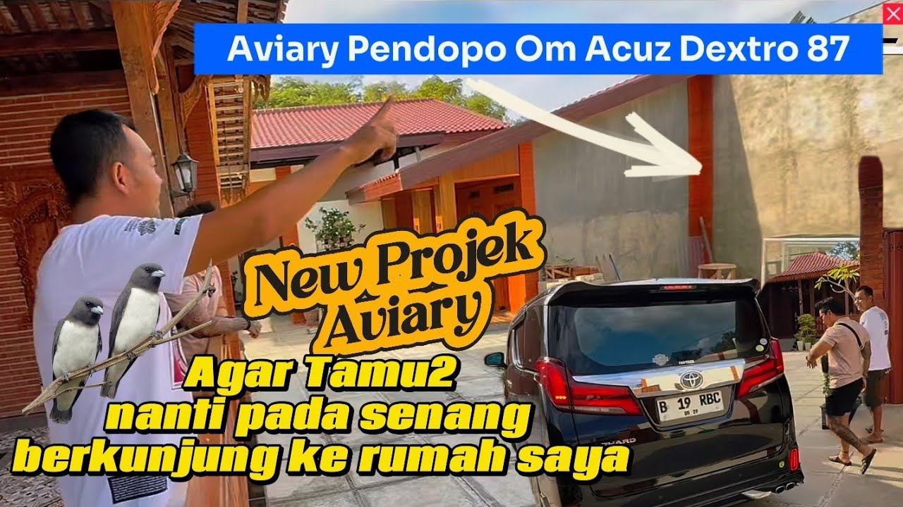 PROGRES PEMBUATAN ‼️NEW AVIARY✅⚠️(BERSAMA BOS TEDY HUANG)
