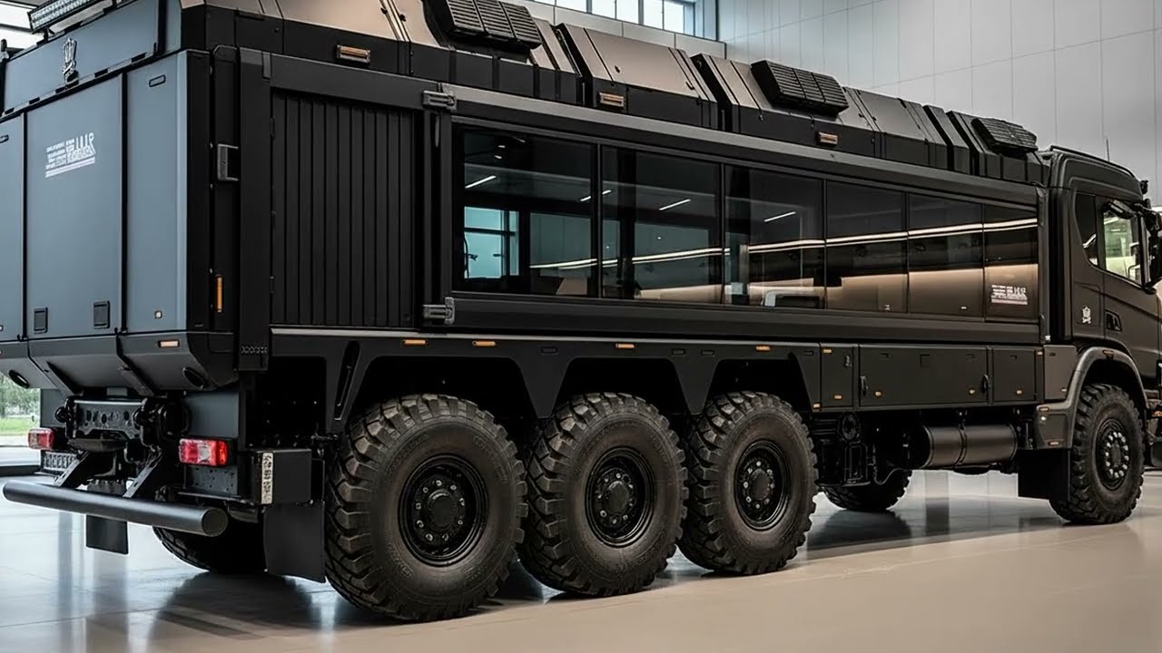 2026 Scania 8x8 Motorhome – The Ultimate Off-Road Mansion on Wheels!
