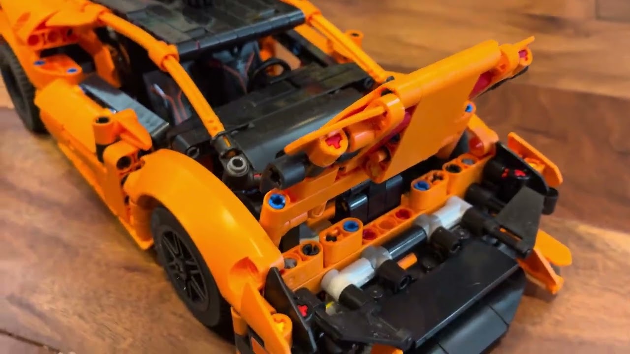 LEGO series Lamborghini Huracán Tecnica Orange - 9-year-old daughter's awesome LEGO creations