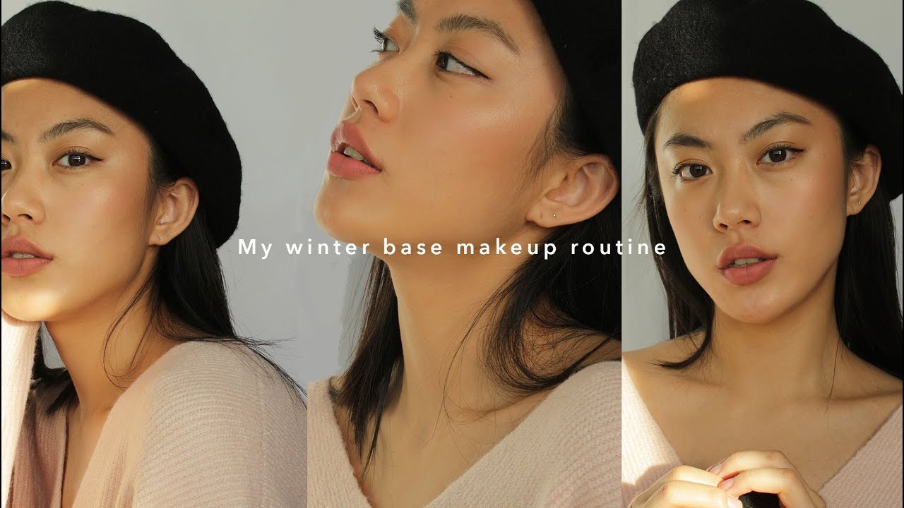 My Winter Base Makeup Routine + How to find your foundation shade  | Haley Kim