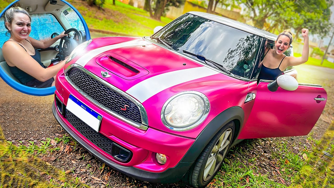 DIRIGI O MINI COOPER DA ANNA JULIA! *deu muito ruim* 🥺