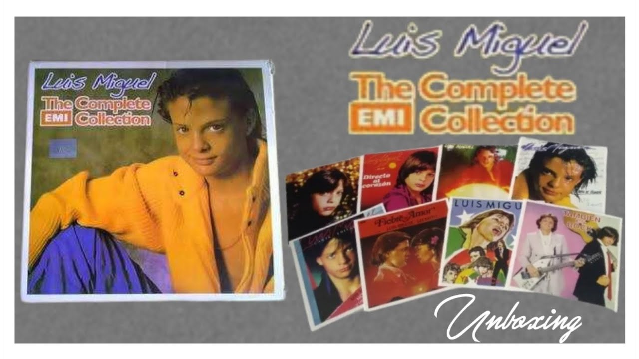 Luis Miguel The Complete EMI Collection (Unboxing) - The F Zone.