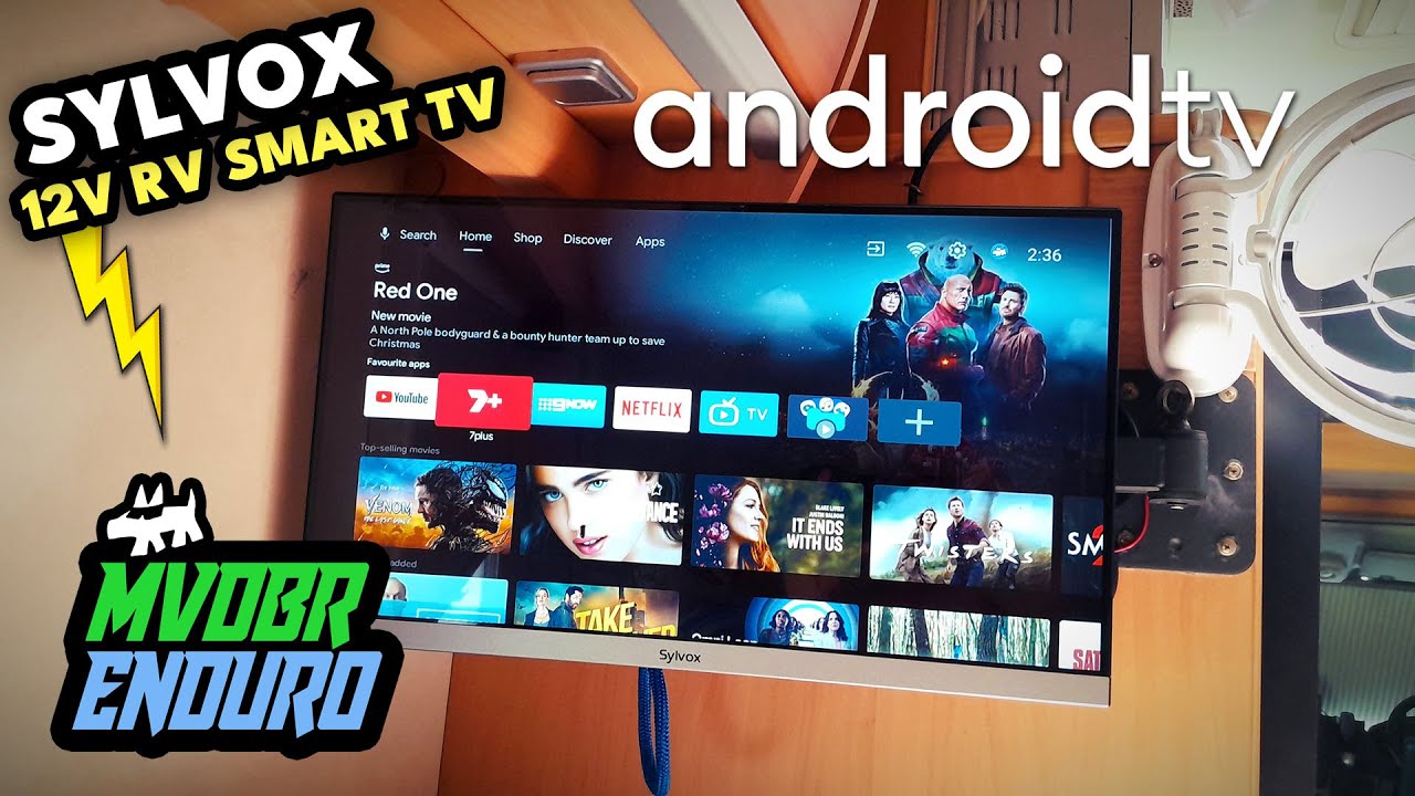 Super 12V RV Smart TV For Your Motorhome - Caravan - Camper: Sylvox Limo Series with Android TV