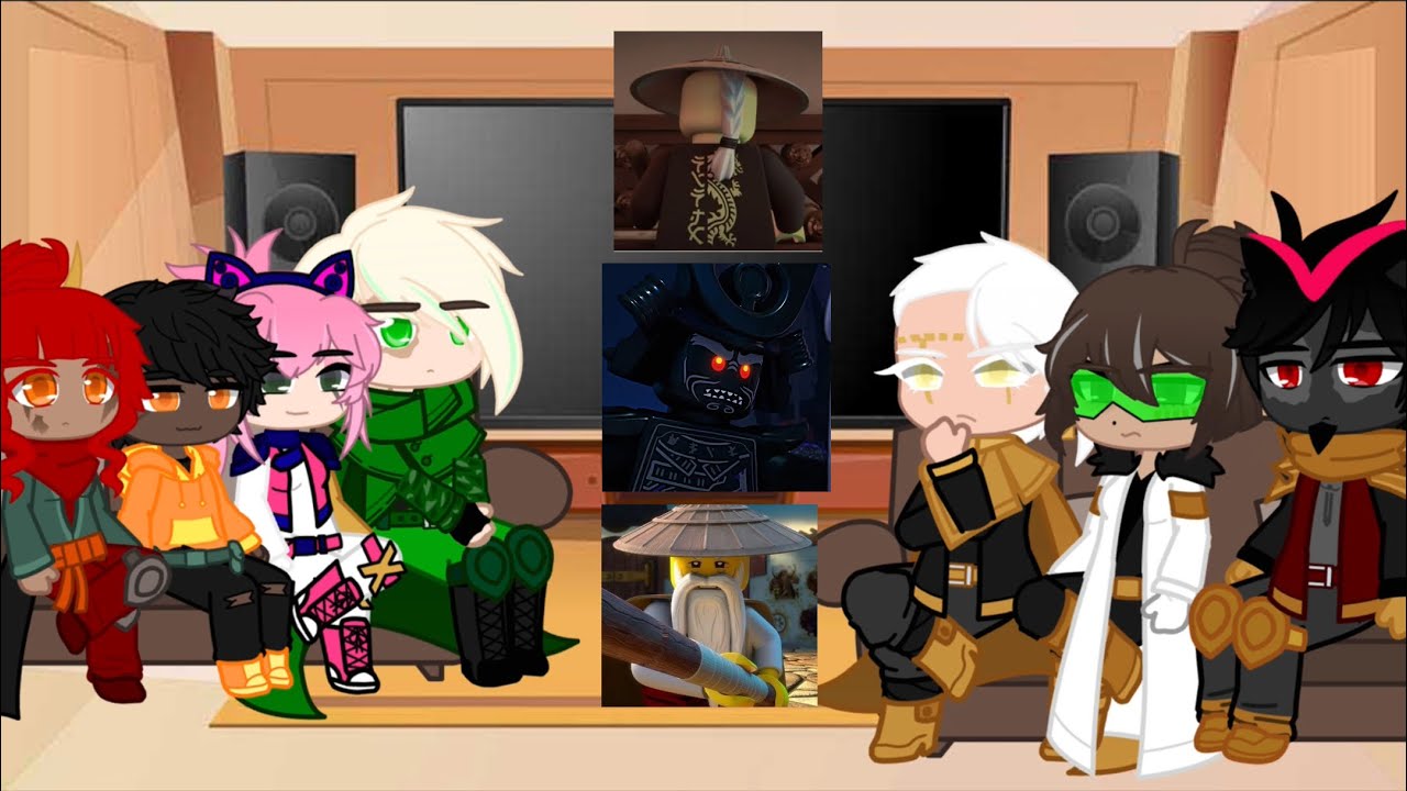 Ninjago Dragons Rising react (part 3/3) -Gacha Ninjago- [wu, Garmadon, fsm, etc)