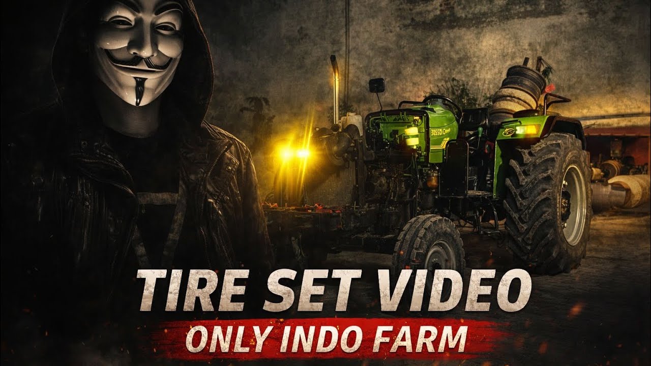 Indo Farm 🛞Tire set 🚜🛞#tires #devil #explore #indofarmtractor #new #vtuber #fyp #grow #tochanlovers 