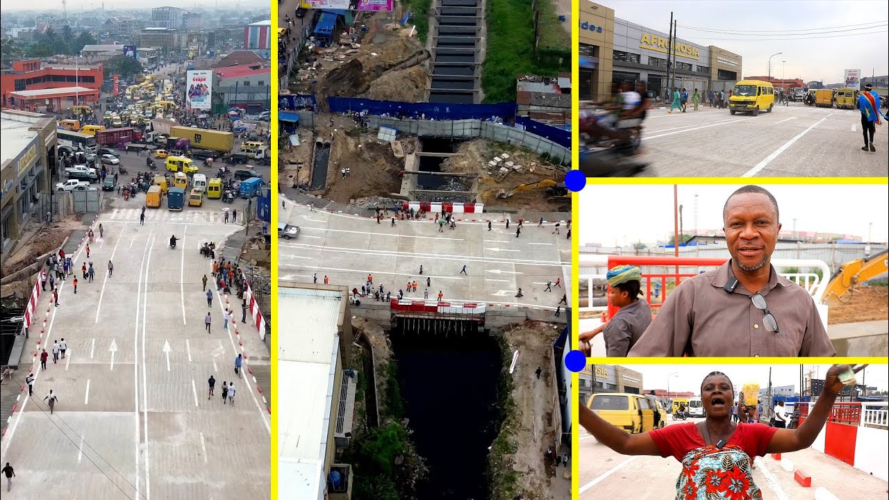 🚨 Le nouveau PONT CABU inauguré avec ses 4 voies roulables, P20 et L16. La population dans la joie