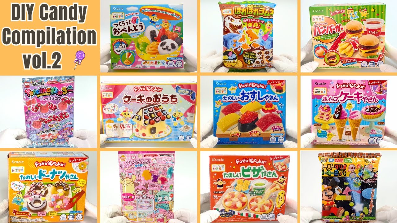 Fun DIY Candy Compilation vol.2🍬 | Sushi, Pizza, Donuts & More!