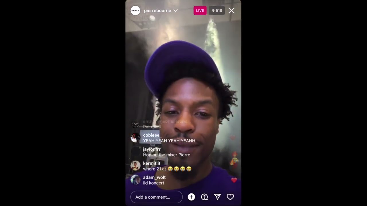 Pi'erre Bourne - Instagram Live (April 29th, 2023) - Free Young Nudy Concert