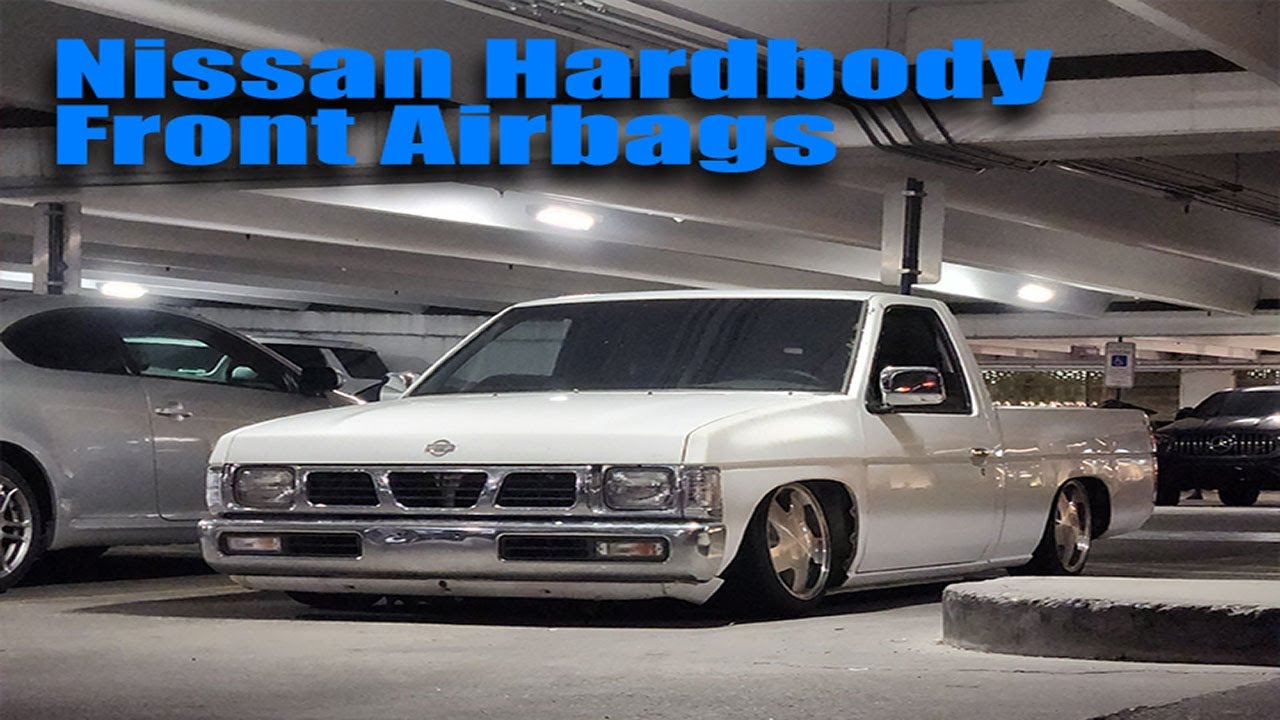 How To Airbag A Nissan Hardbody D21 Pickup - And Flip Upper Control Arms