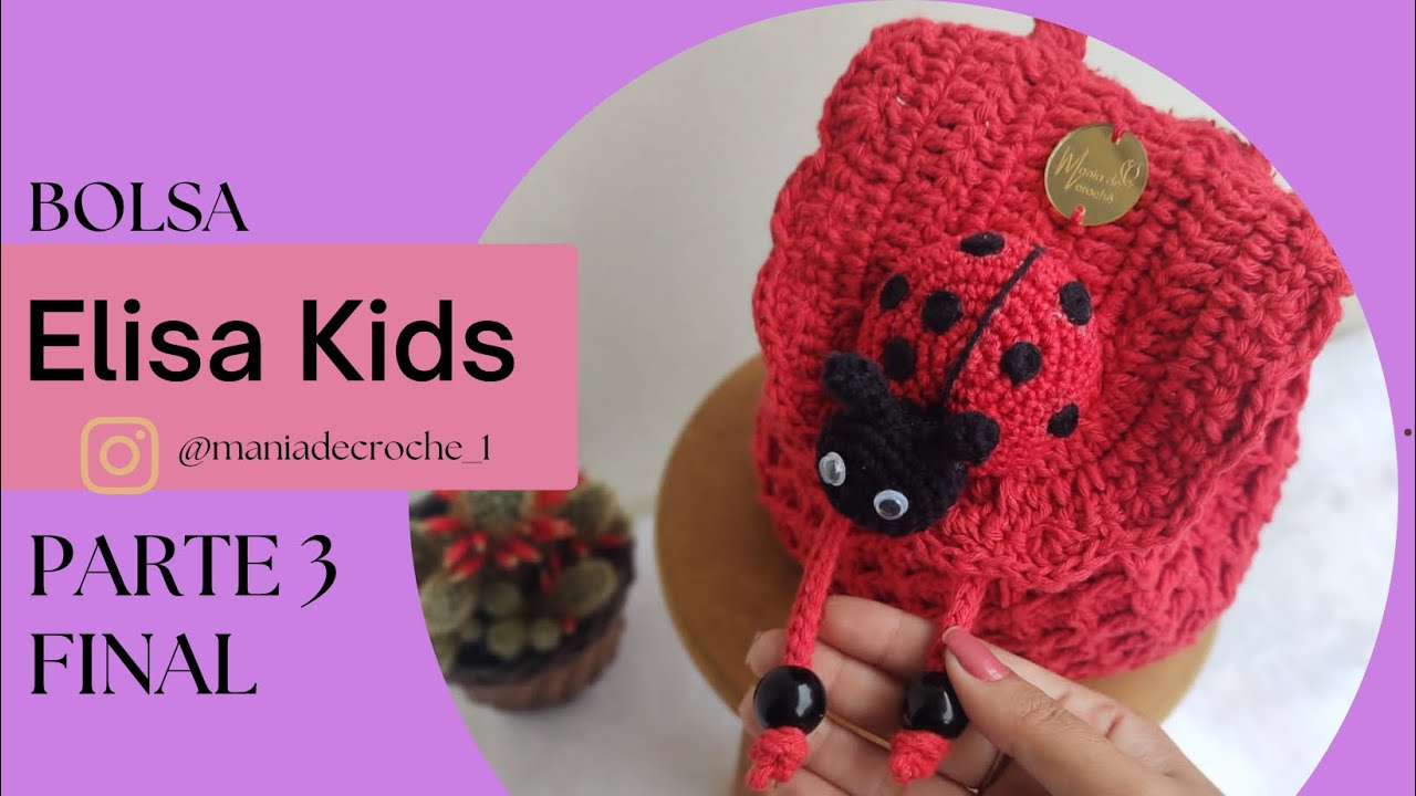Mochila infantil de crochê /Elisa Kids