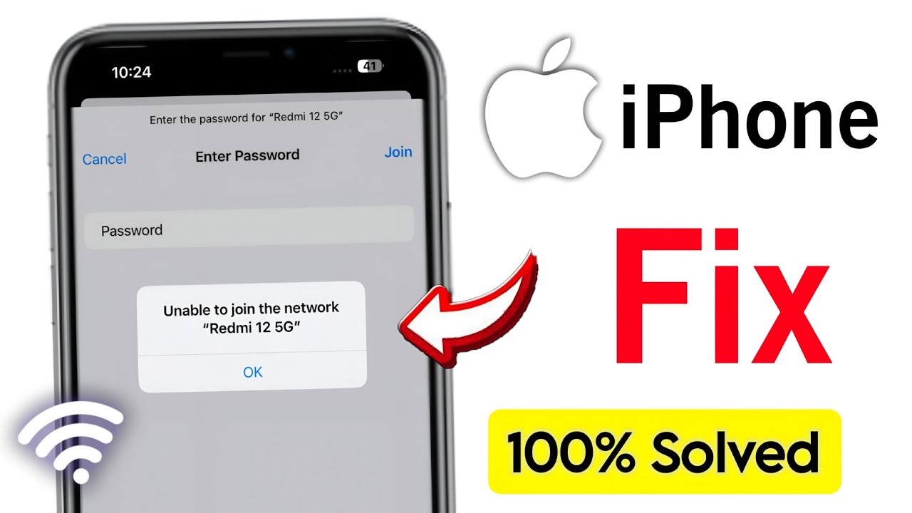 fix unable to join network iphone | unable to join network on iphone hotspot | wifi connection issue