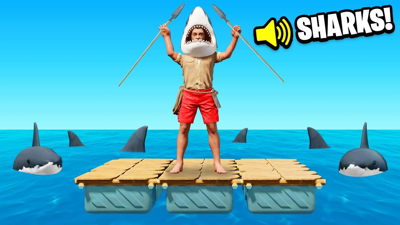 TRYING TO SURVIVE AT SEA Challenge (Raft)