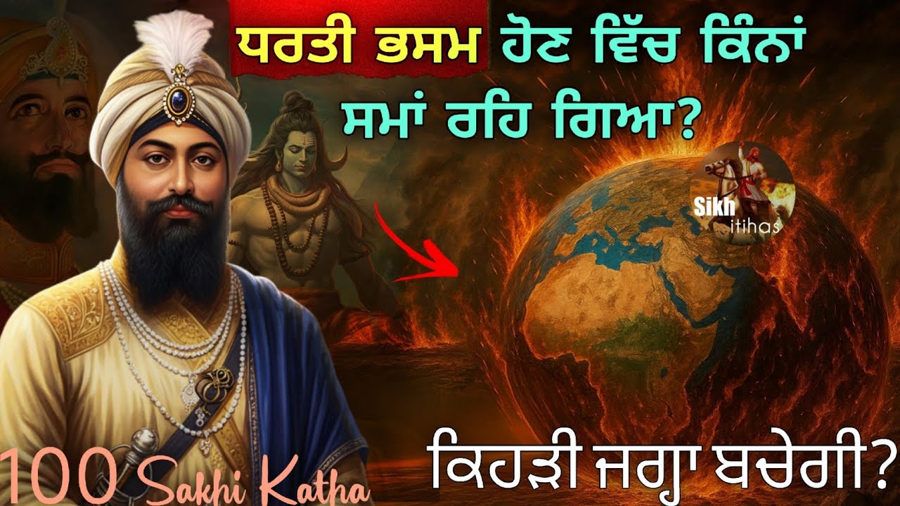 ਧਰਤੀ ਭਸਮ ਹੋਣ ਵਿੱਚ ਕਿੰਨਾਂ ਸਮਾਂ ਰਹਿ ਗਿਆ? || ਕਿਹੜੀ ਜਗ੍ਹਾ ਬਚੇਗੀ? || 100 Sakhi Guru Gobind Singh Ji